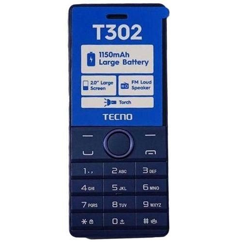 Tecno T302, 2.0 Display, FM Loud Speaker,Torch,1150mAh